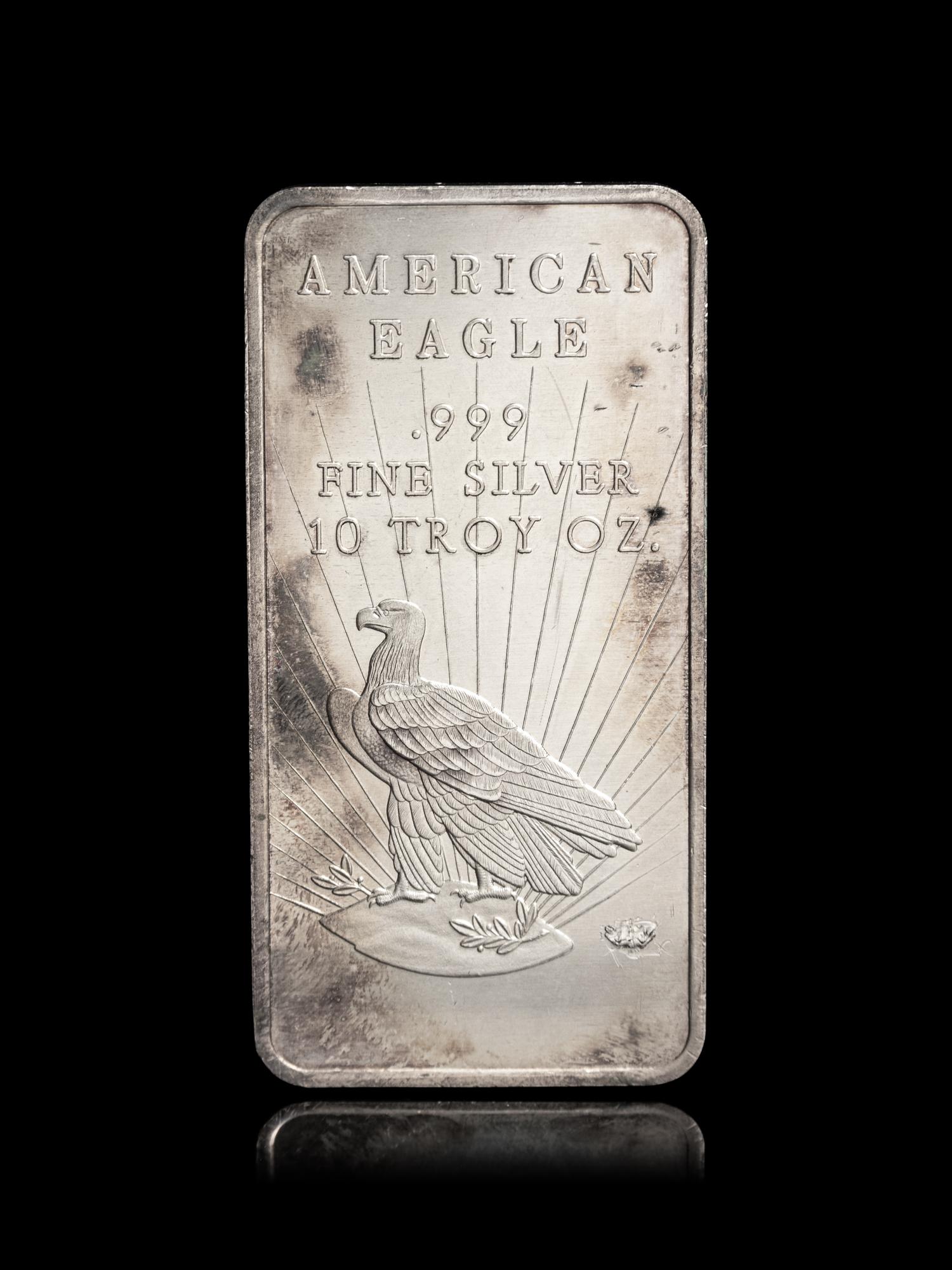 [PRIVATE ISSUE] A 10-Troy Oz. Silver Bar