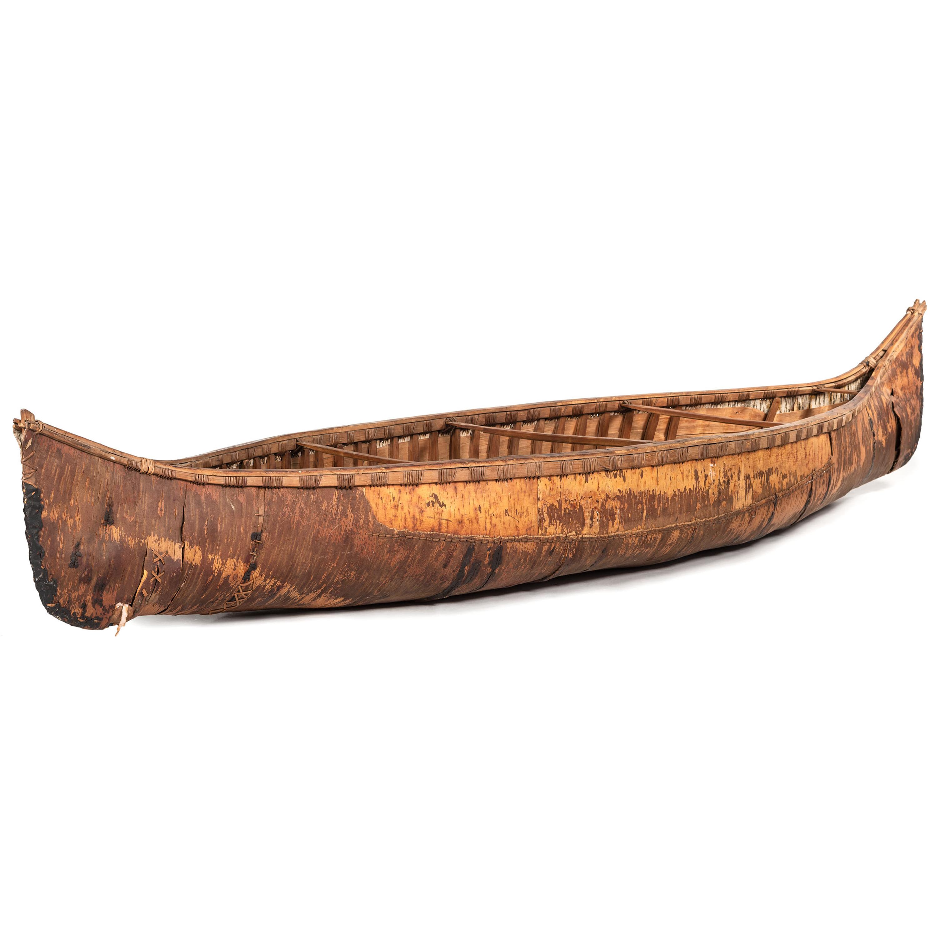 Anishinaabe Birchbark Canoe, Full Size