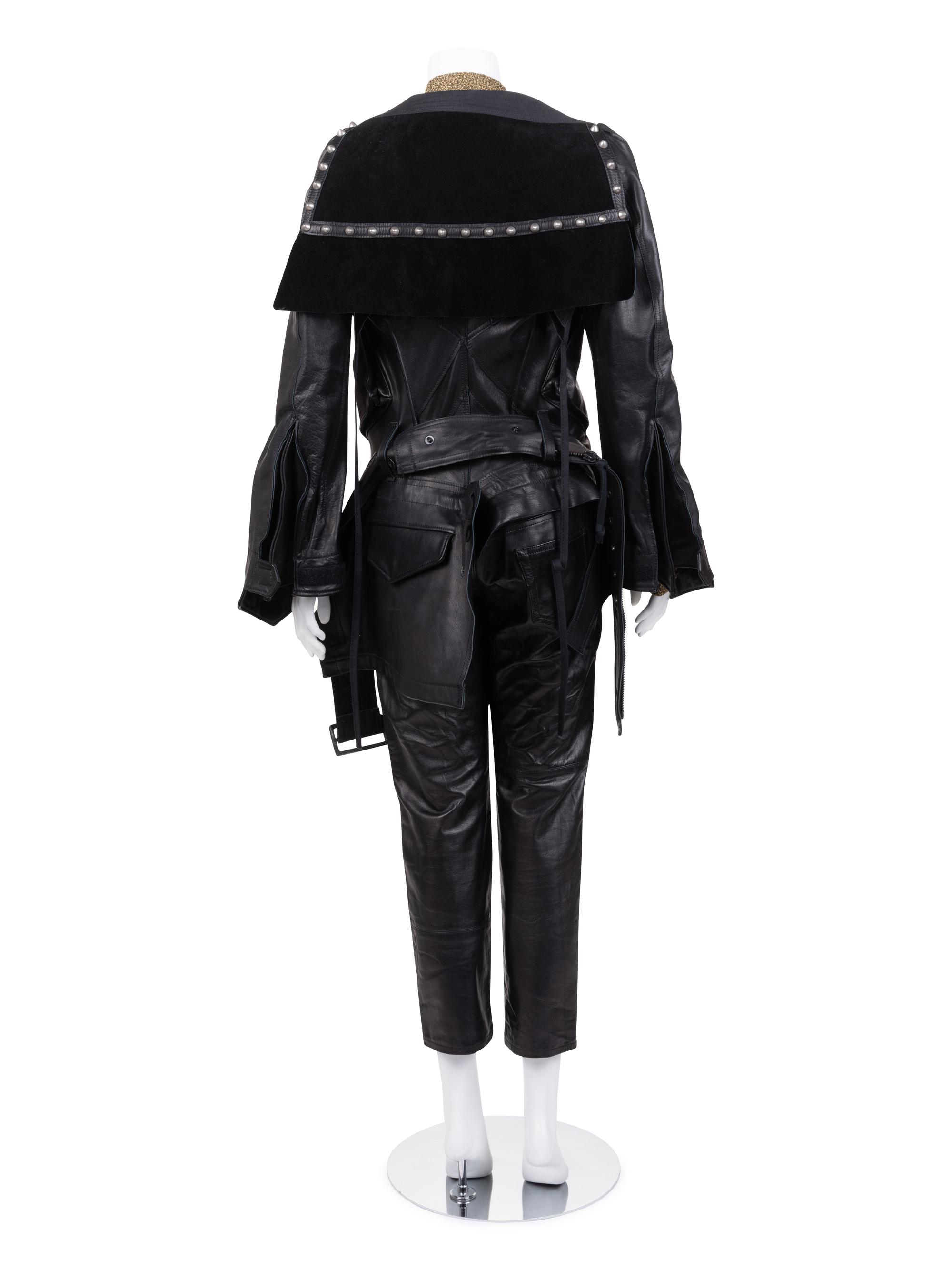 Junya Watanabe Punk Leather Three-Piece Ensemble, Fall/Winter 2006