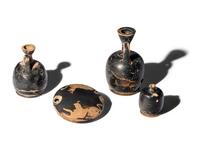 Four Attic Red-Figured Vessels