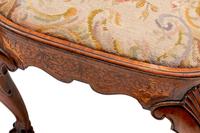 A Pair of Queen Anne Burl Walnut and Marquetry Side Chairs