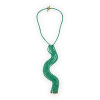 Emerald and Yellow Gold Necklace