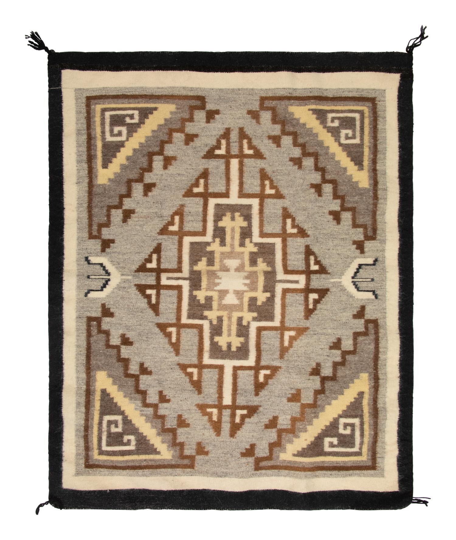 Navajo Two Grey Hills Weavings / Rugs