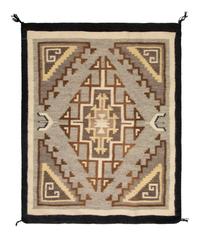 Navajo Two Grey Hills Weavings / Rugs