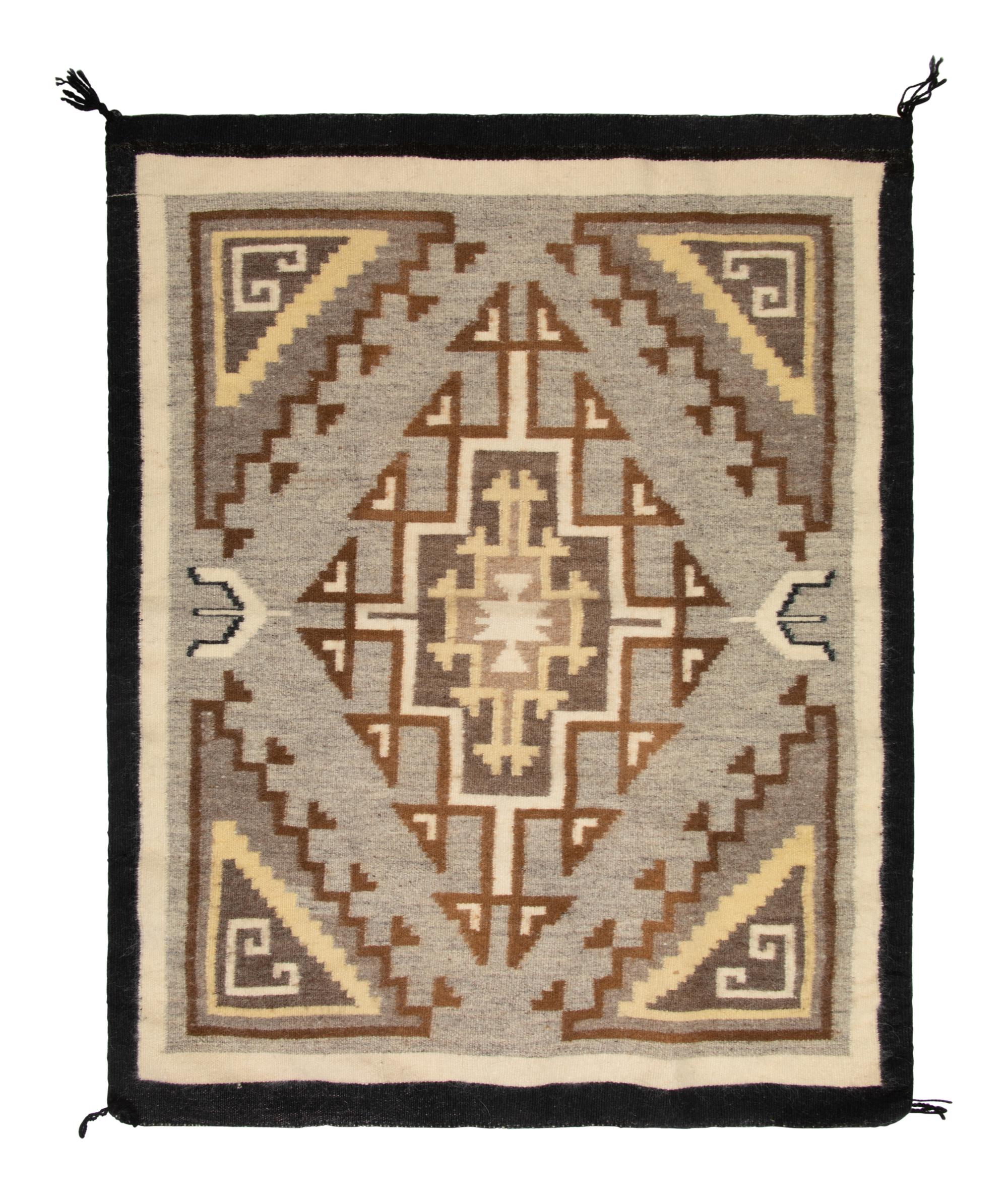 Navajo Two Grey Hills Weavings / Rugs