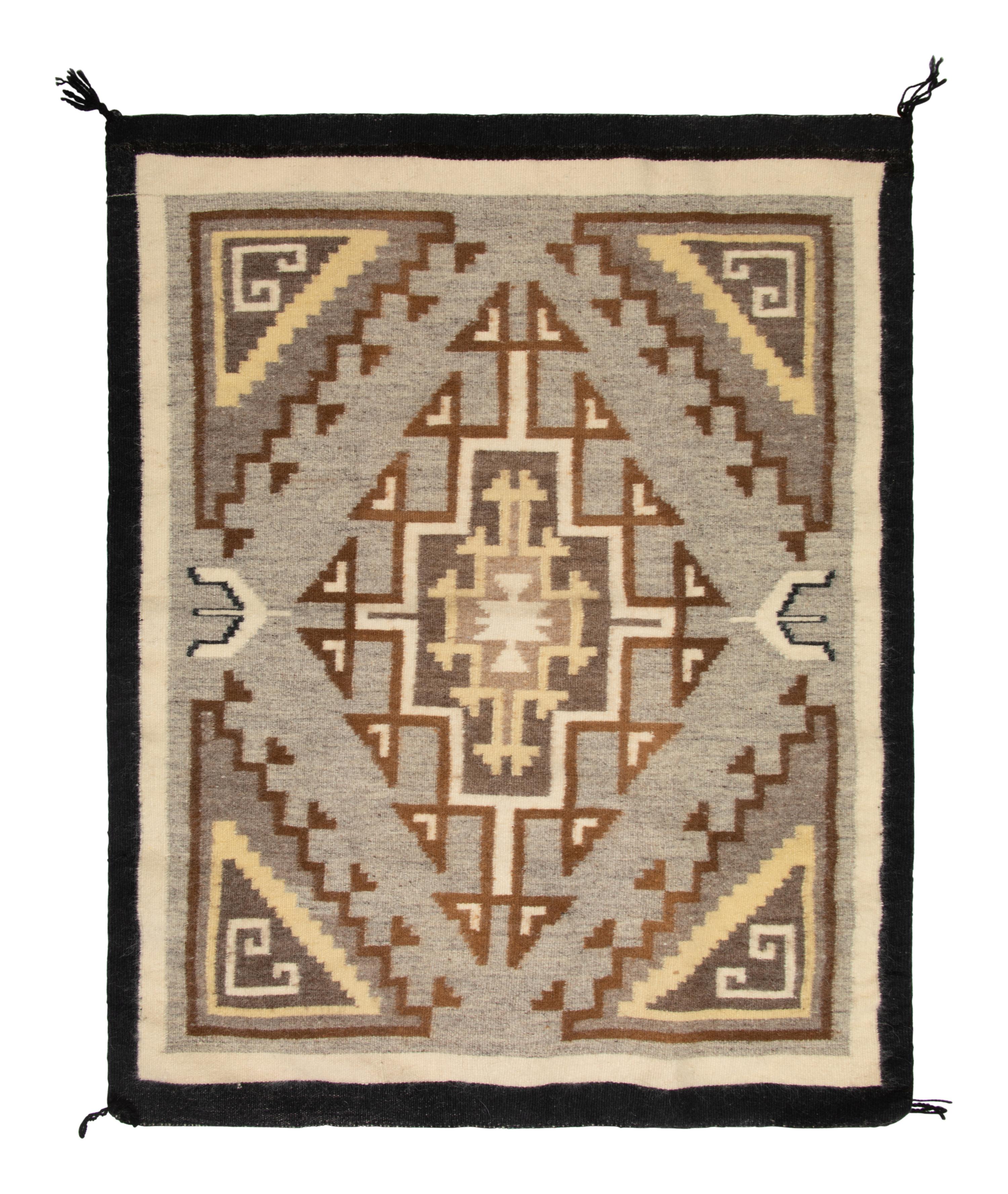 Navajo Two Grey Hills Weavings / Rugs