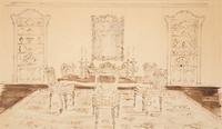 Residence of Mrs. Wm J. Reid (Issy) Studies (a group of four works)