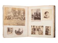 [NATIVE AMERICANS]. JUNKIN, William W. (1831-1903). A Collection of Indian Photographs and Views with Photos of a Few White Employes [ sic ] Together with Some Indian Letters and Paintings. Made by W.W. Junkin, Fairfield, Iowa. 1889-93.