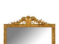 A Louis XV Style Giltwood Tall Mirror