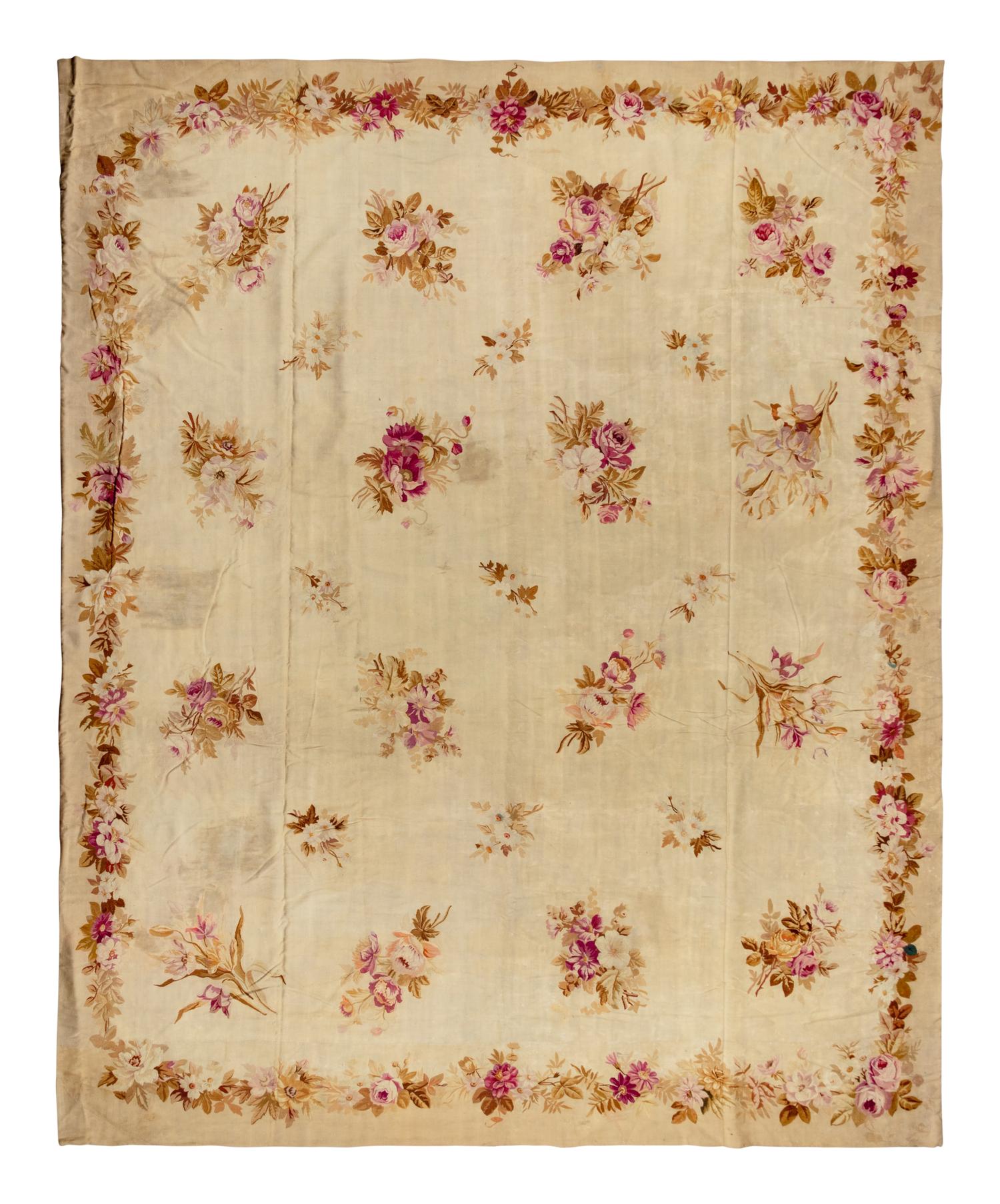 An Aubusson Wool Rug