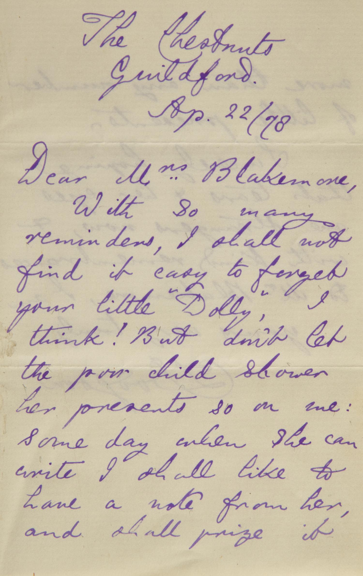 [Literature] Carroll, Lewis (Charles Lutwidge Dodgson). Group of 2 Autograph Letters, signed