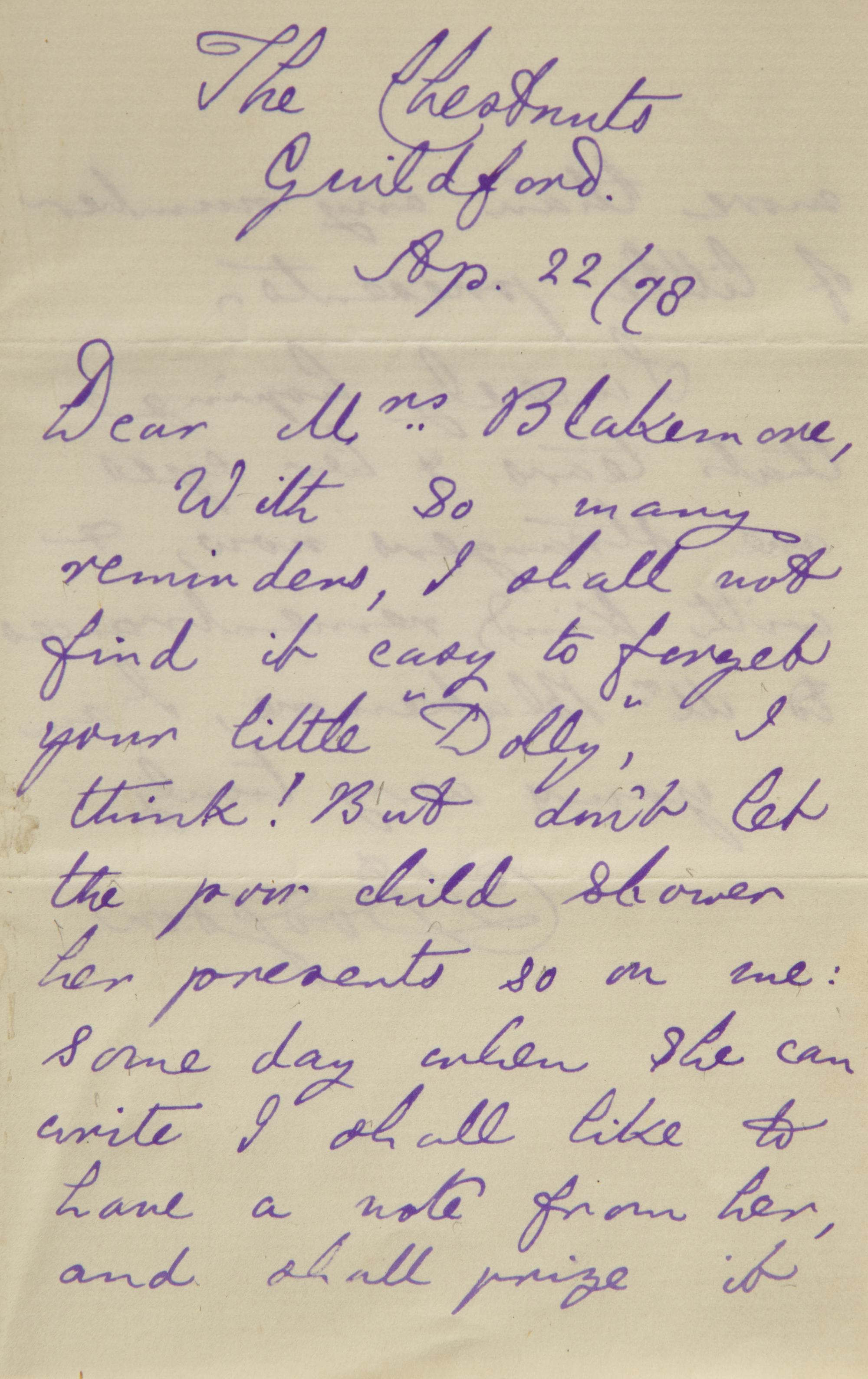 [Literature] Carroll, Lewis (Charles Lutwidge Dodgson). Group of 2 Autograph Letters, signed
