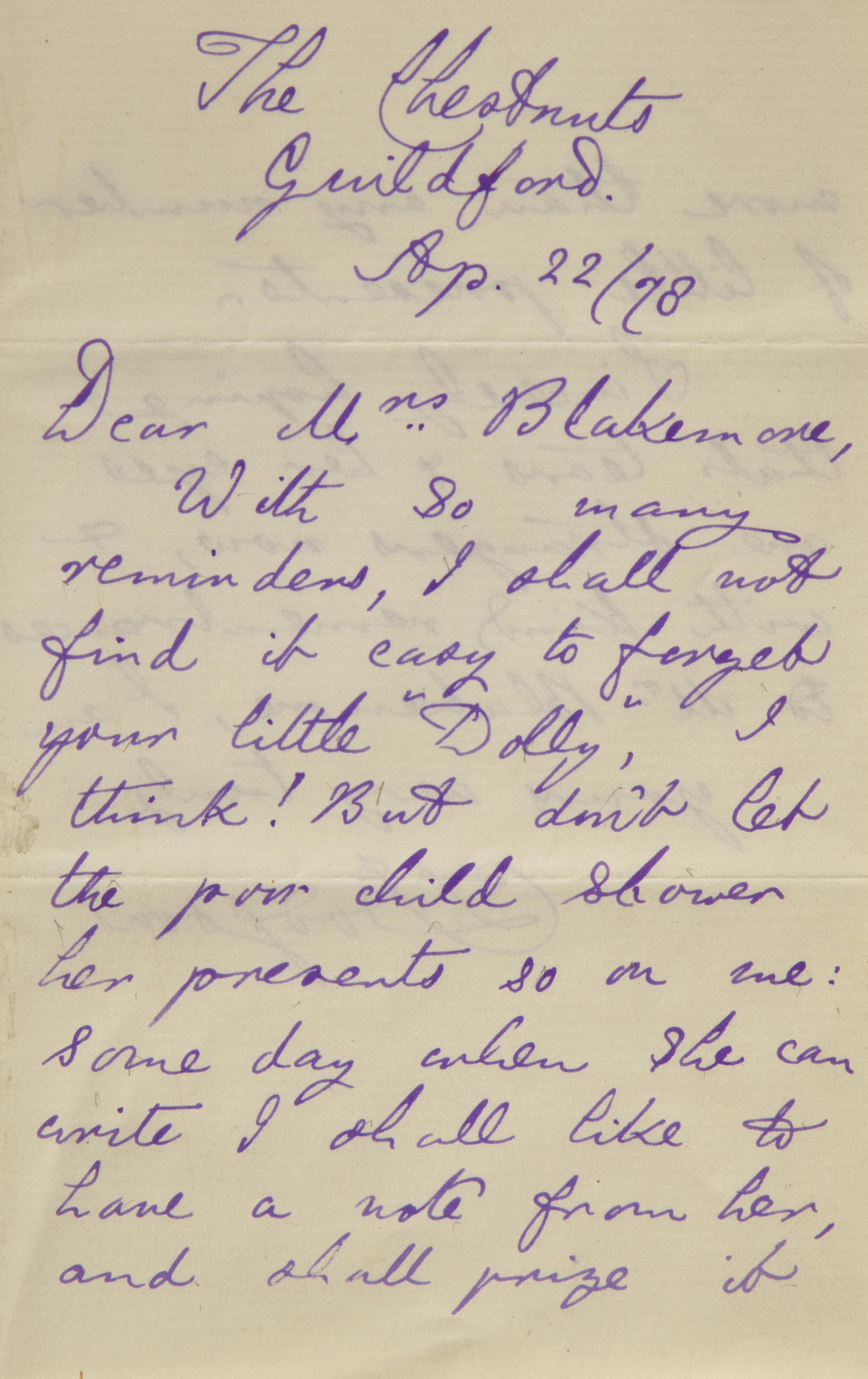 [Literature] Carroll, Lewis (Charles Lutwidge Dodgson). Group of 2 Autograph Letters, signed