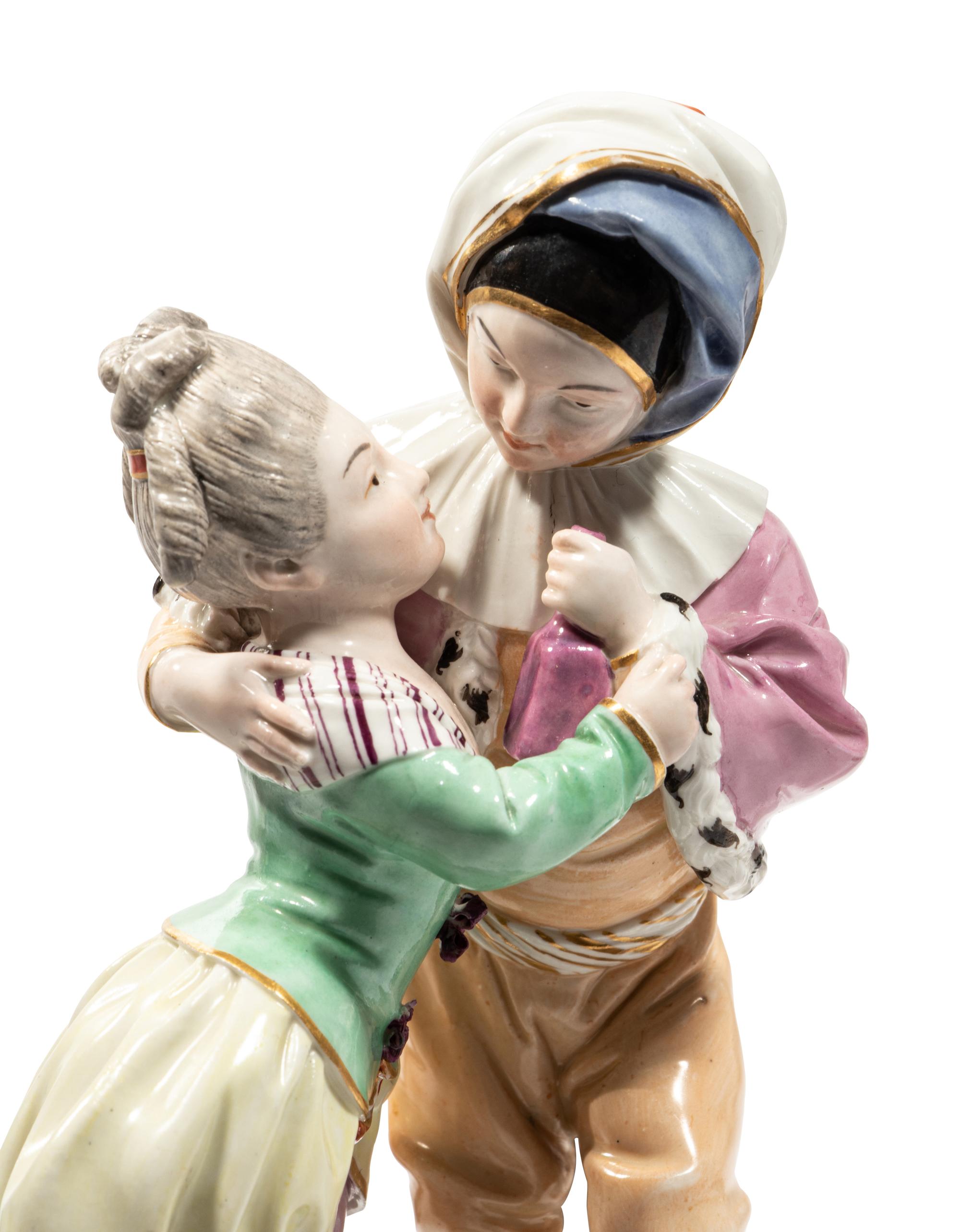 Four Höchst Porcelain Figures