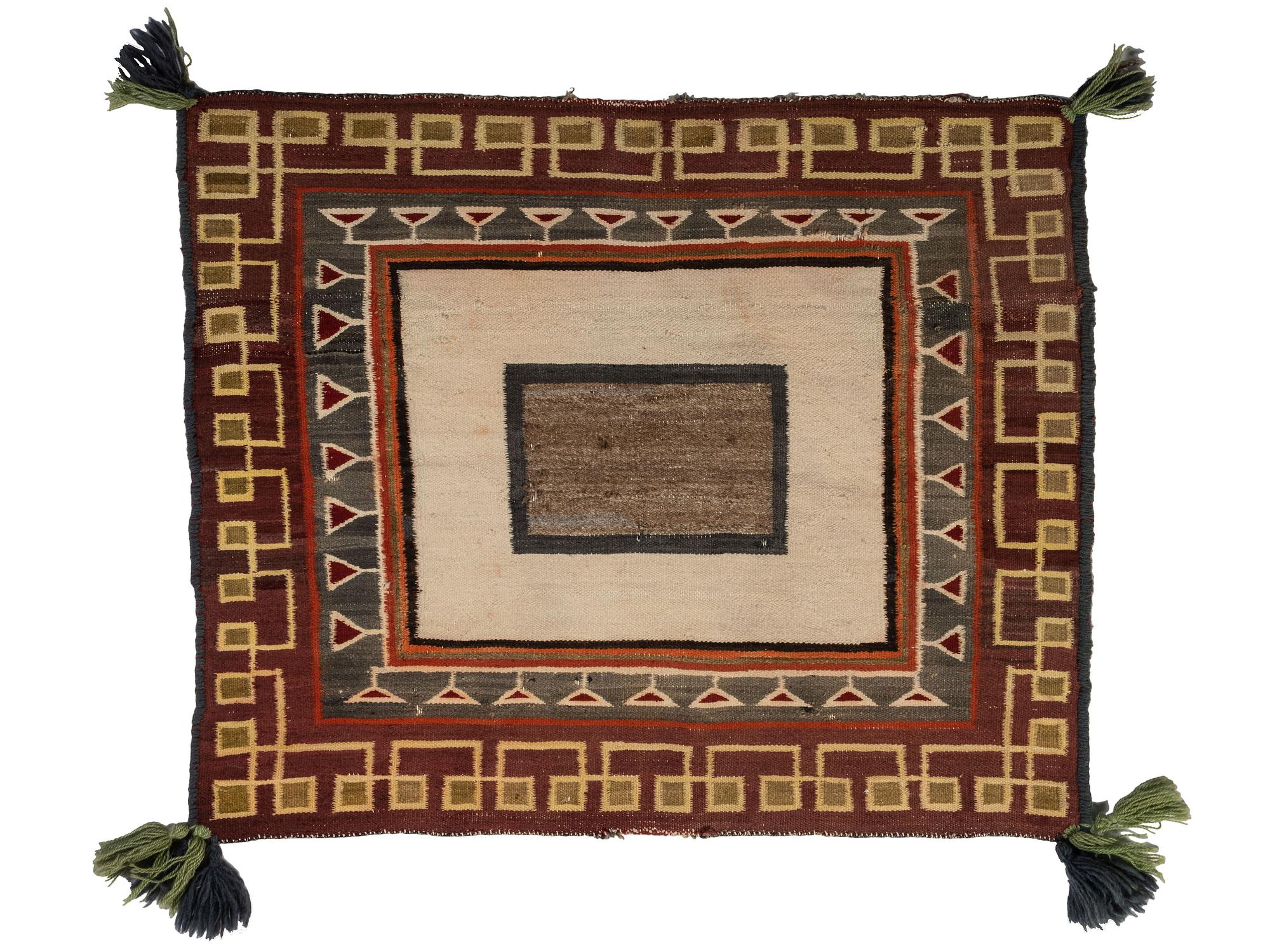 Navajo Sunday Saddle Blanket / Rug