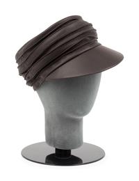 Hermès Dark Brown Deerskin Frida Hat, 2000-10s