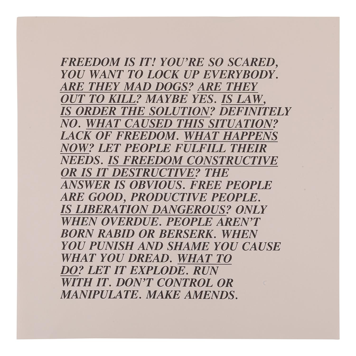 Inflammatory Essays (set of 29) , 1979-1982
