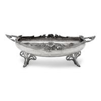 A German Silver Footed Centerpiece Bowl