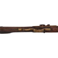 Full Stock Leman Percussion Rifle Showing Native American Use