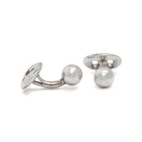 HERMÈS, SILVER CUFFLINKS
