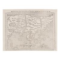 [Maps & Atlases] Munster, Sebastian. India Extrema XXIII Nova Tabula
