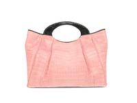 Nancy Gonzalez Pink Crocodile Tote