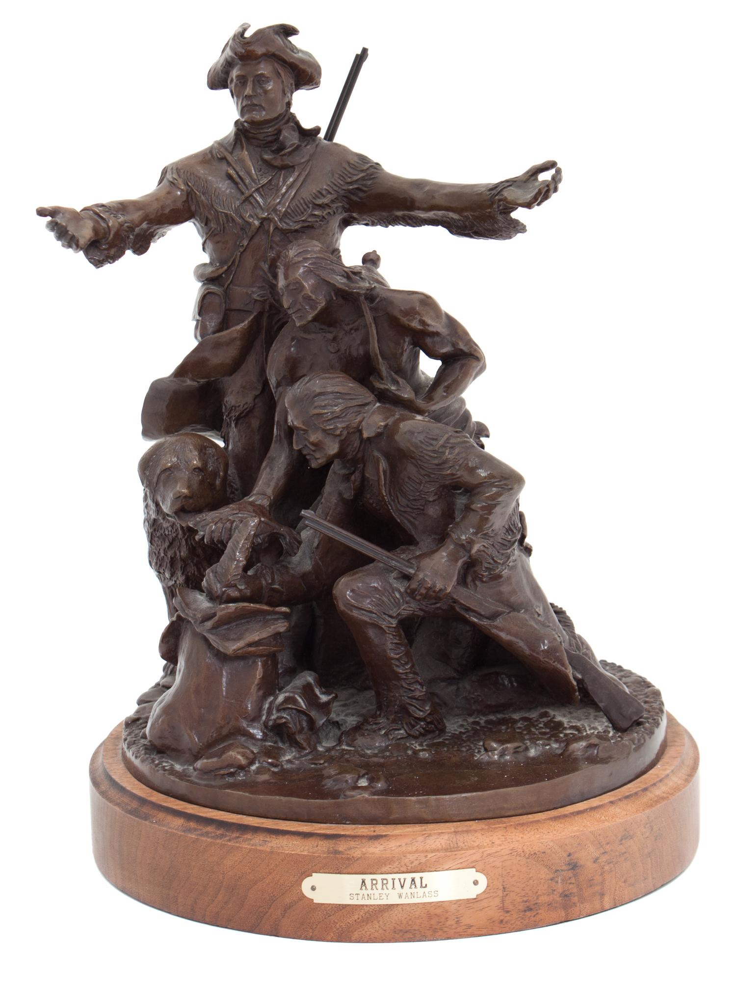 A Bronze Figural Group Height overall 14 1/2 inches. — STANLEY WANLASS (AMERICAN/FRENCH, B. 1941)