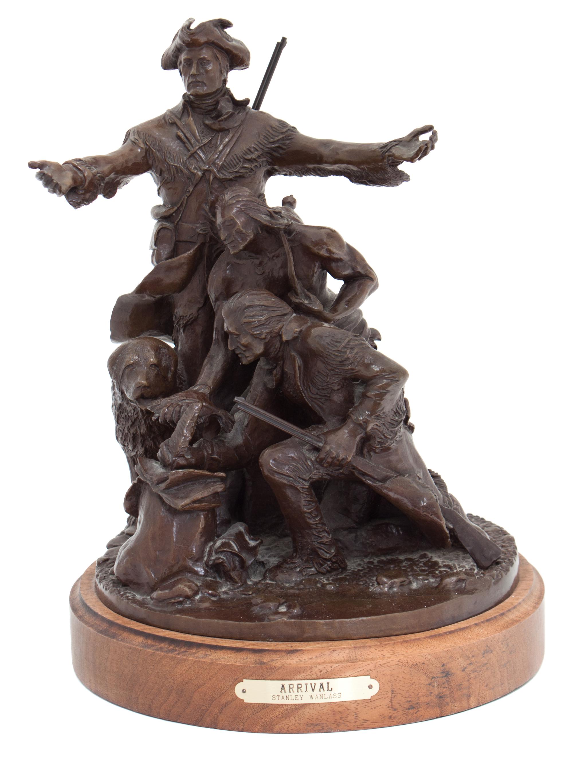A Bronze Figural Group Height overall 14 1/2 inches. — STANLEY WANLASS (AMERICAN/FRENCH, B. 1941)