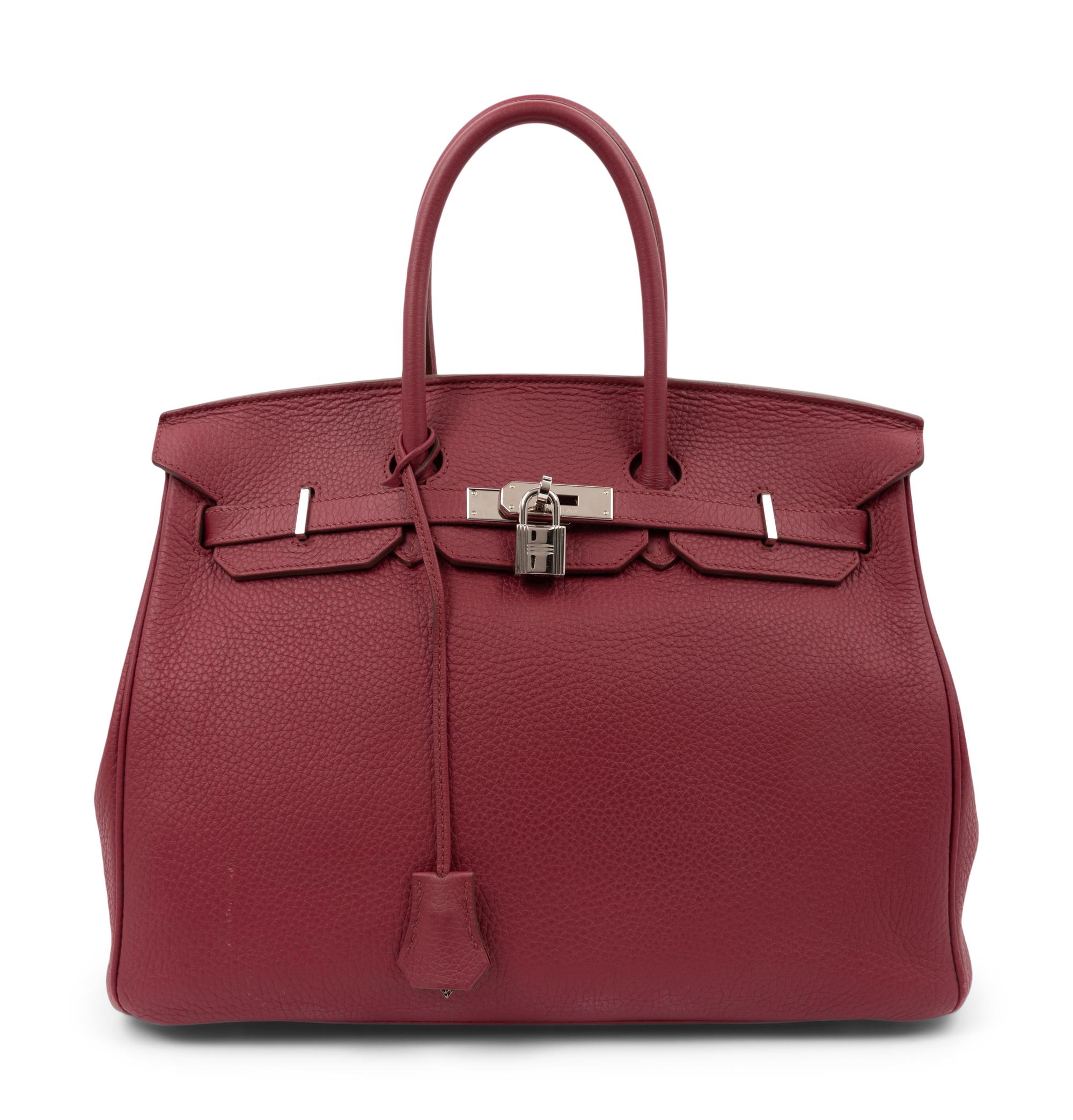 Hermès Ruby Clemence 35cm Birkin, 2000