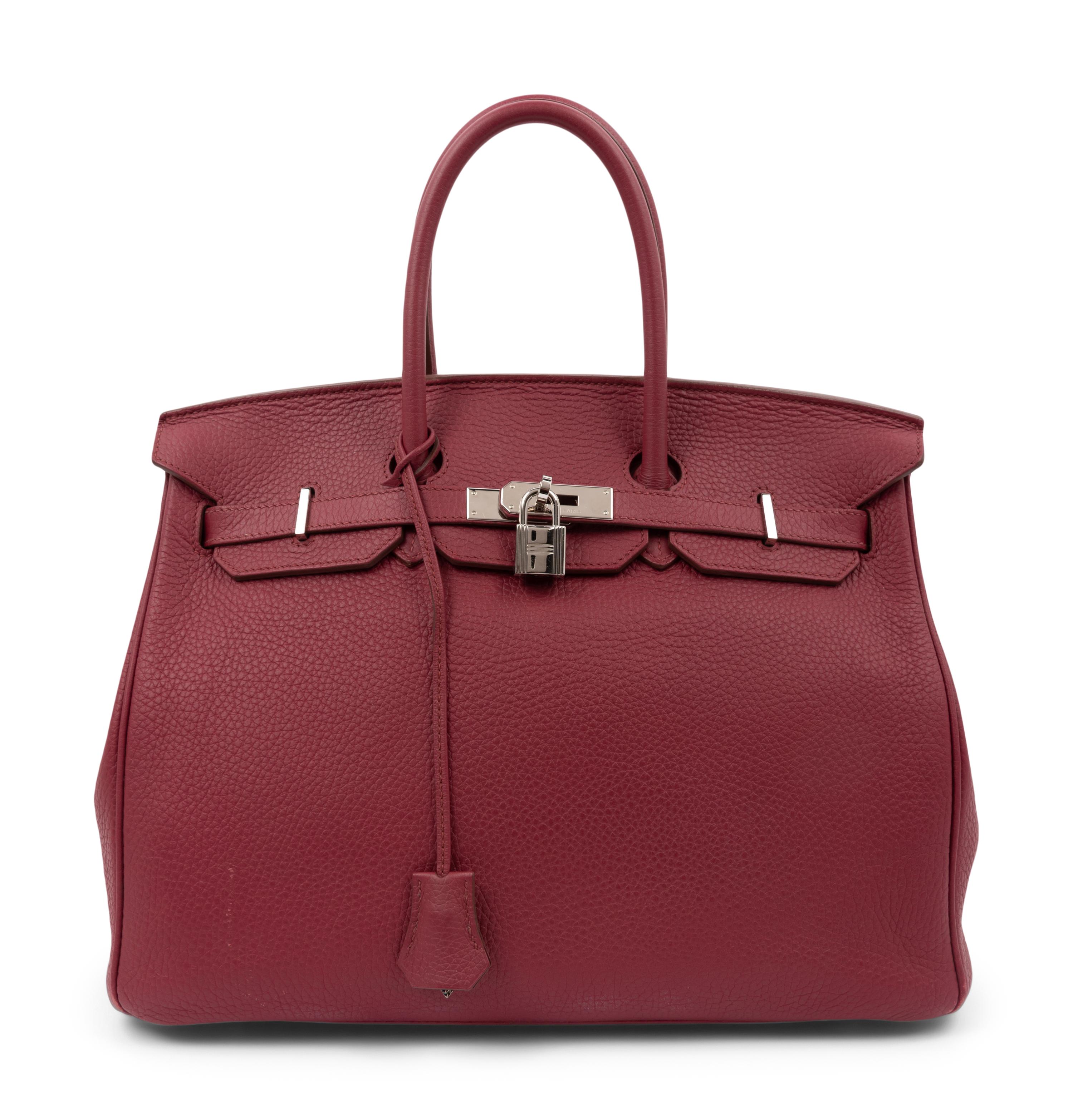 Hermès Ruby Clemence 35cm Birkin, 2000