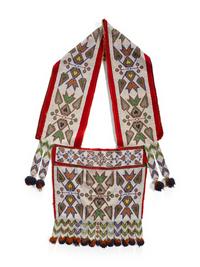 Ho Chunk Beaded Bandolier Bag