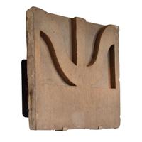 A Sullivan Designed Terra Cotta Facade Fragment from the St. Nicholas Hotel 22" W x 7.5" D x 23" H — United States, Circa 1894