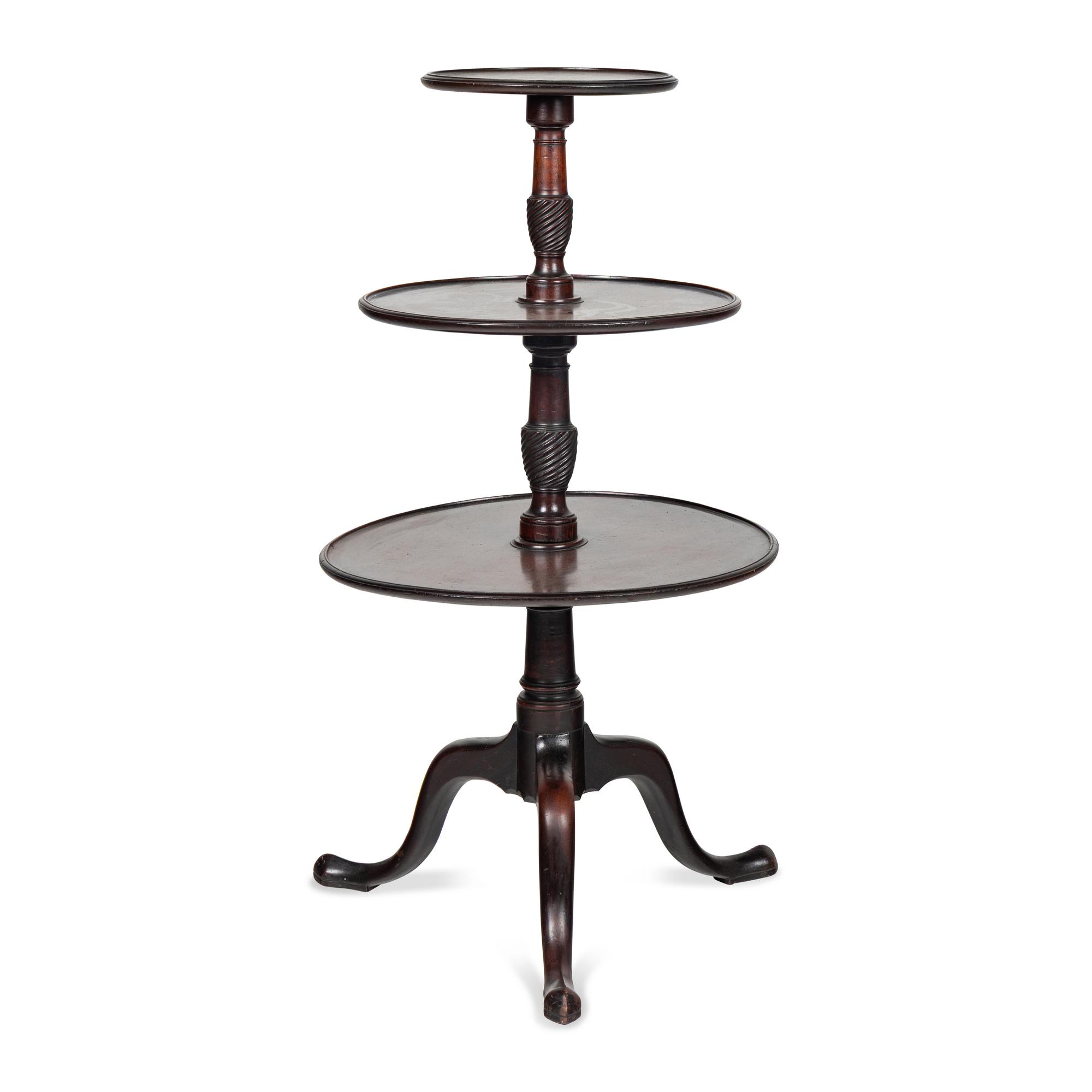 A George III Mahogany Dumbwaiter