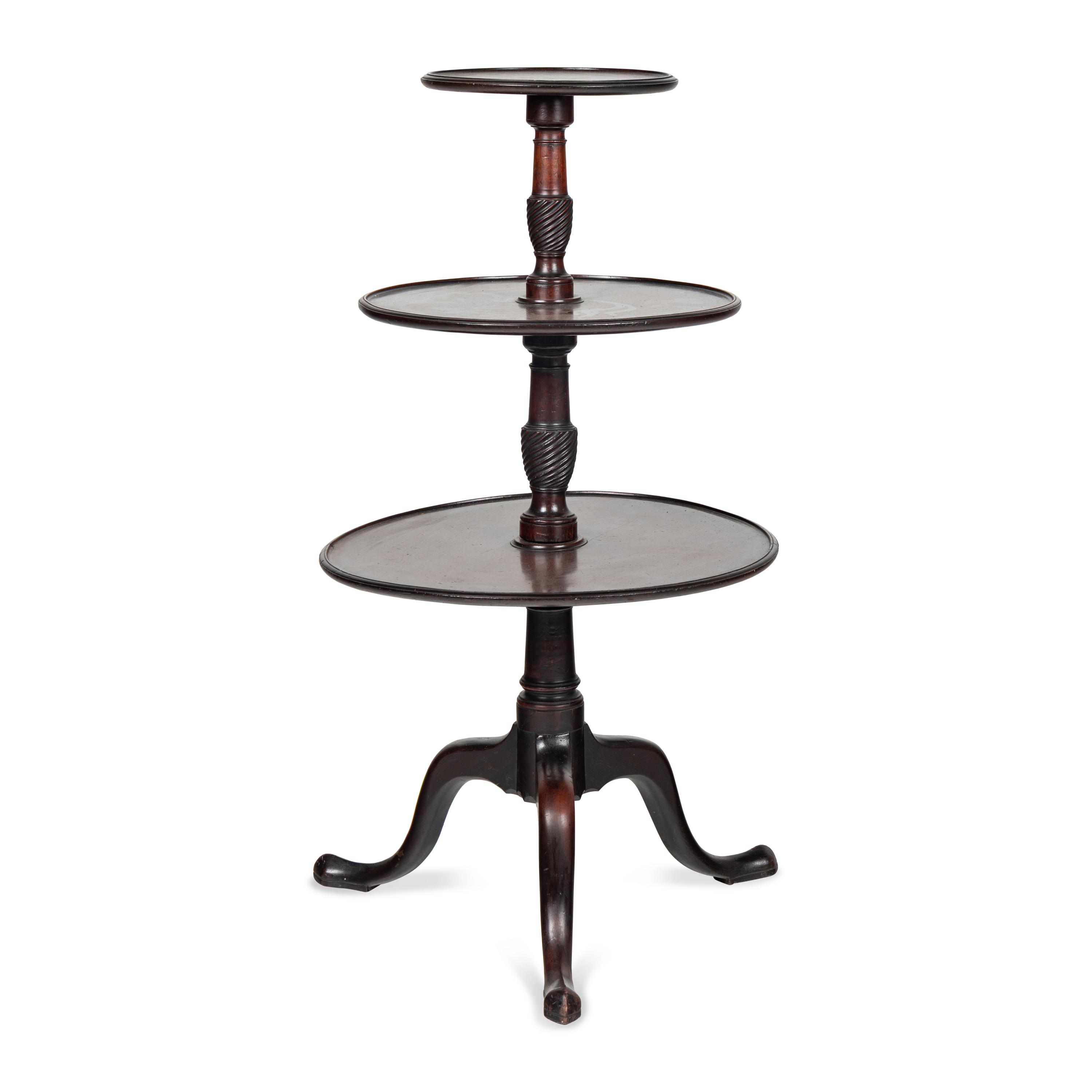 A George III Mahogany Dumbwaiter