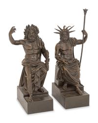A Pair of Continental Cast Metal Figures