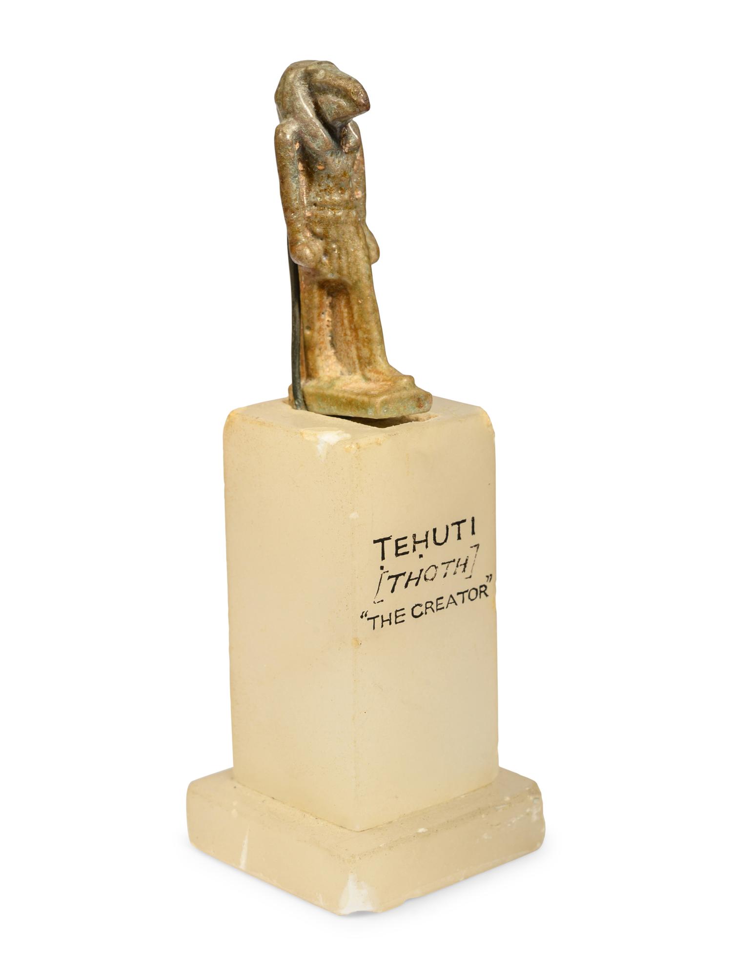 An Egyptian Faience Thoth
