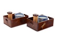 A Pair of Shibyama Style Smoking Boxes