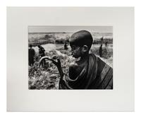 Sebastião Salgado (born 1944) Fishing in the marshes of the Gel Canal, which is filled with waters from the Nile River, Southern Sudan, from the series "Genesis," 2006