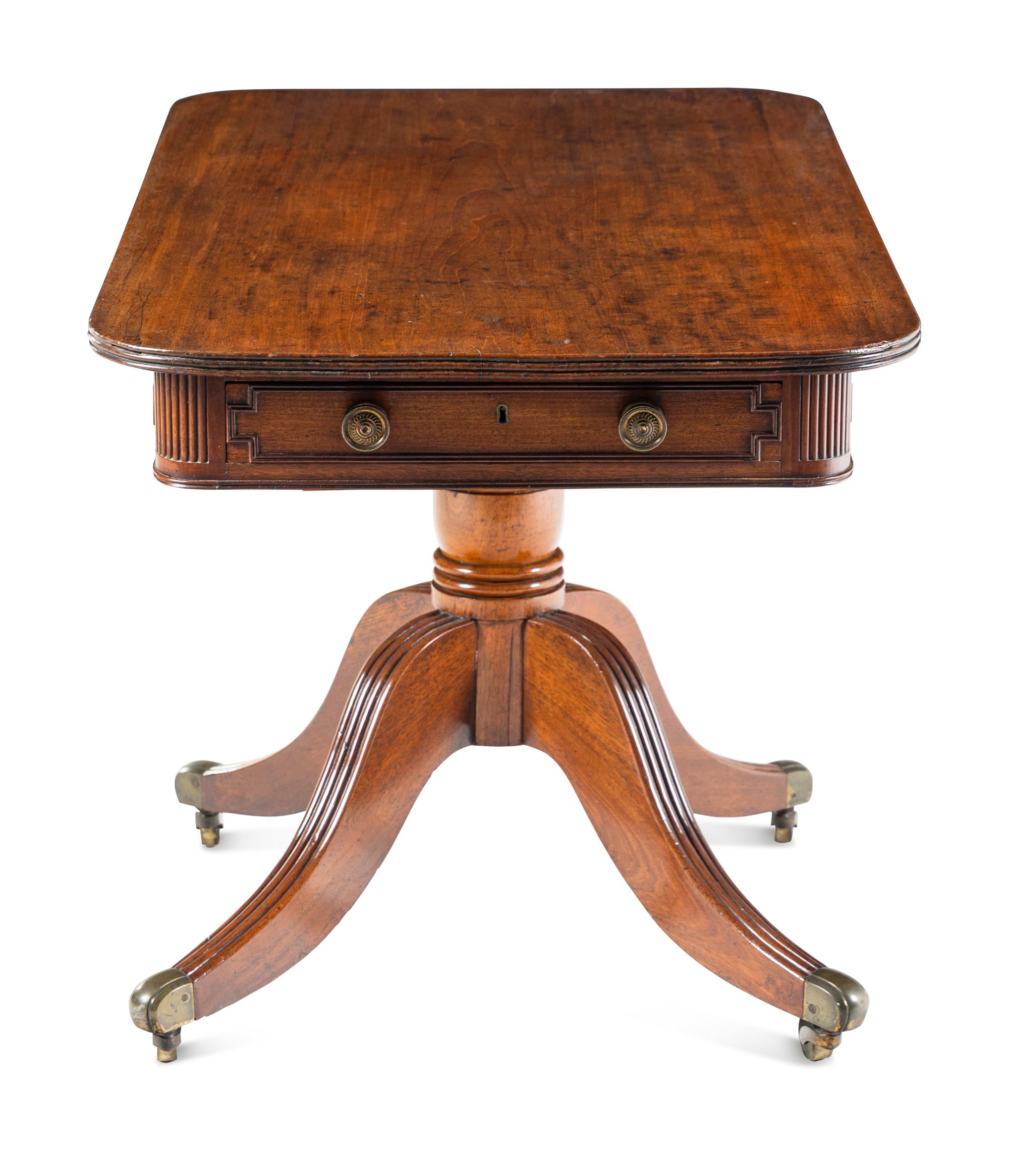 A Regency Mahogany Side Table