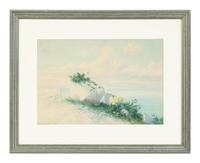 Seaside Landscape , plus etching, Evening Desert, Arizona