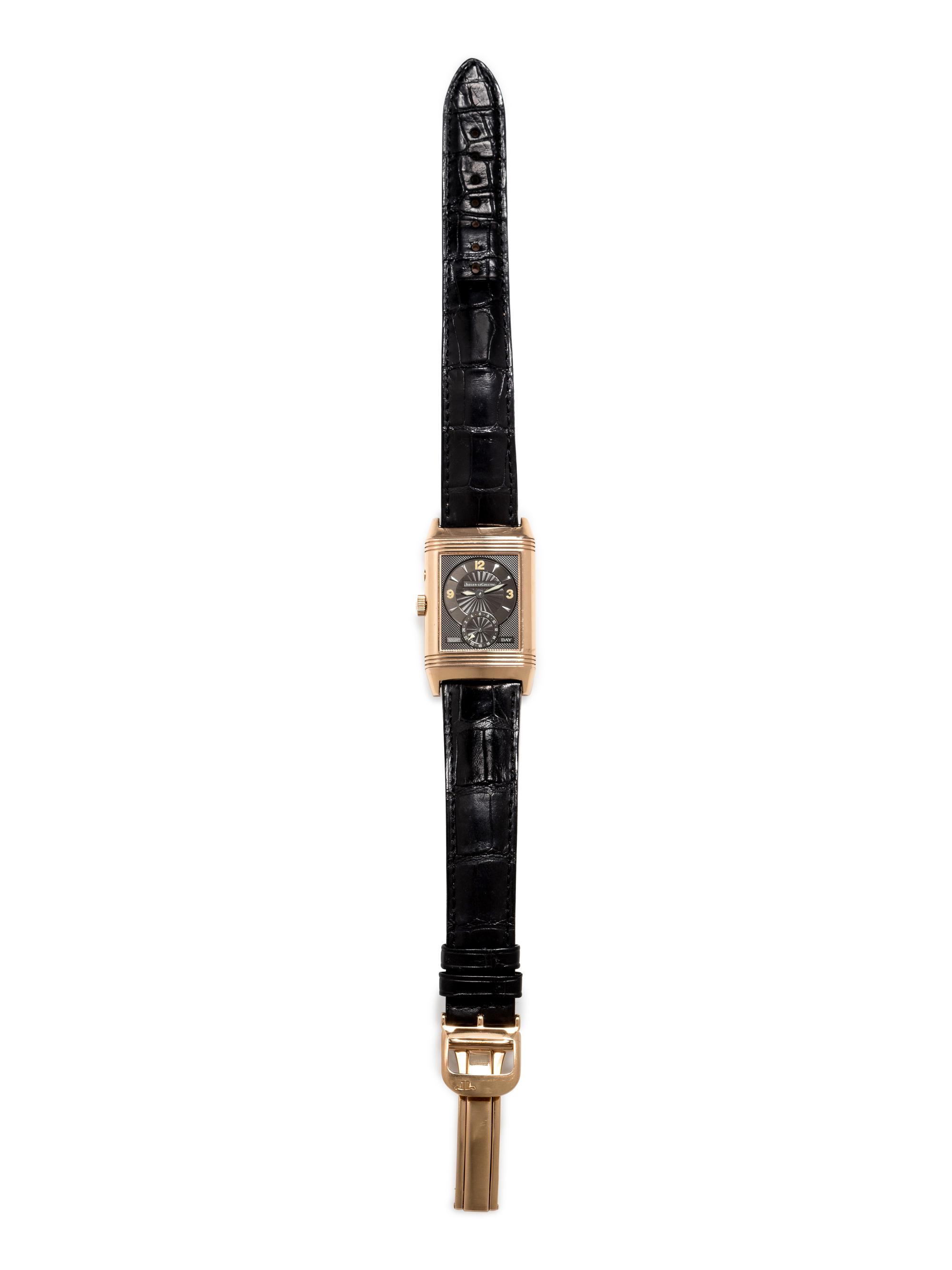 Jaeger LeCoultre, 18K Pink Gold Ref. 270.2.54 'Reverso Duoface' Wristwatch
