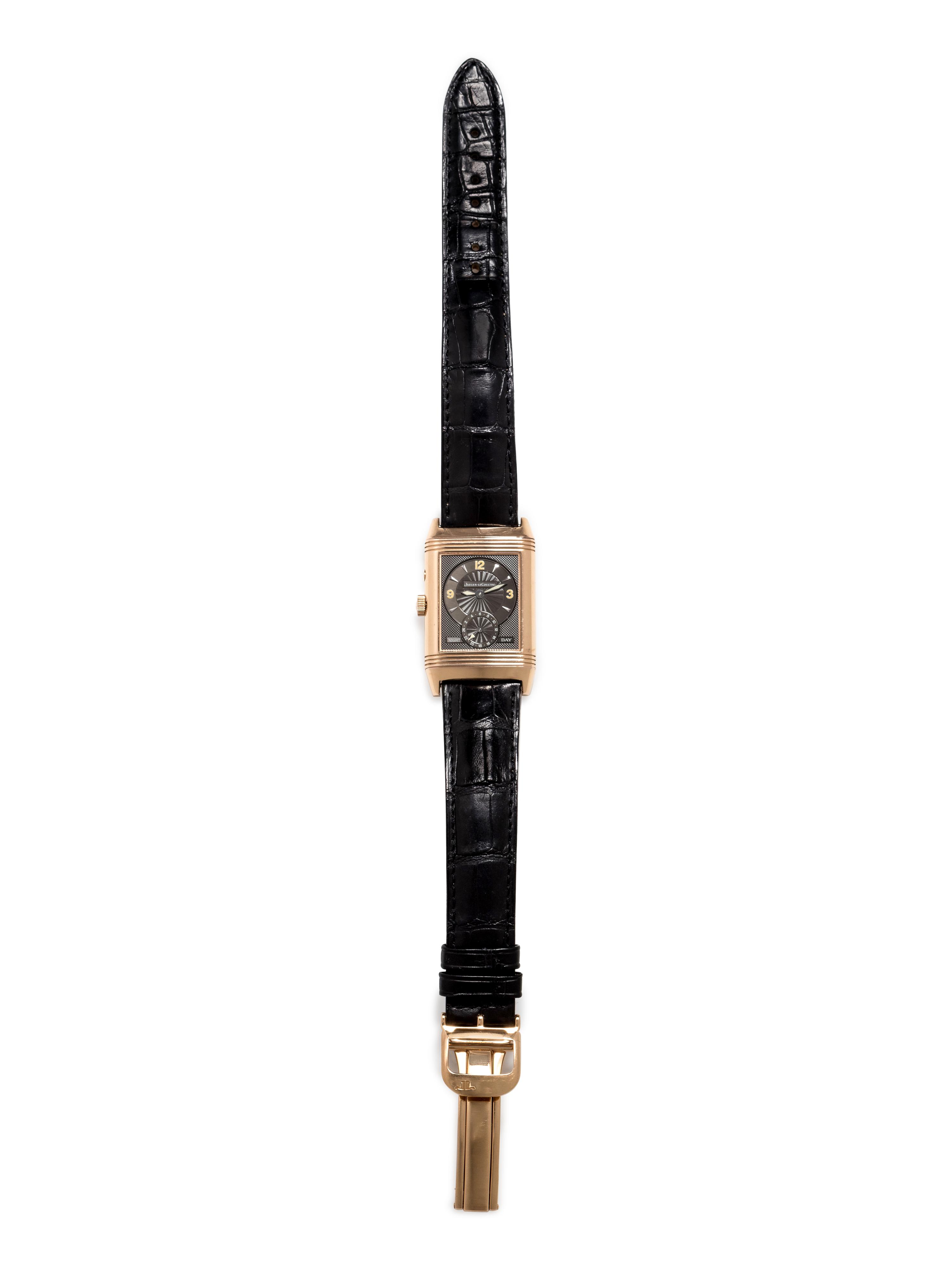 Jaeger LeCoultre, 18K Pink Gold Ref. 270.2.54 'Reverso Duoface' Wristwatch