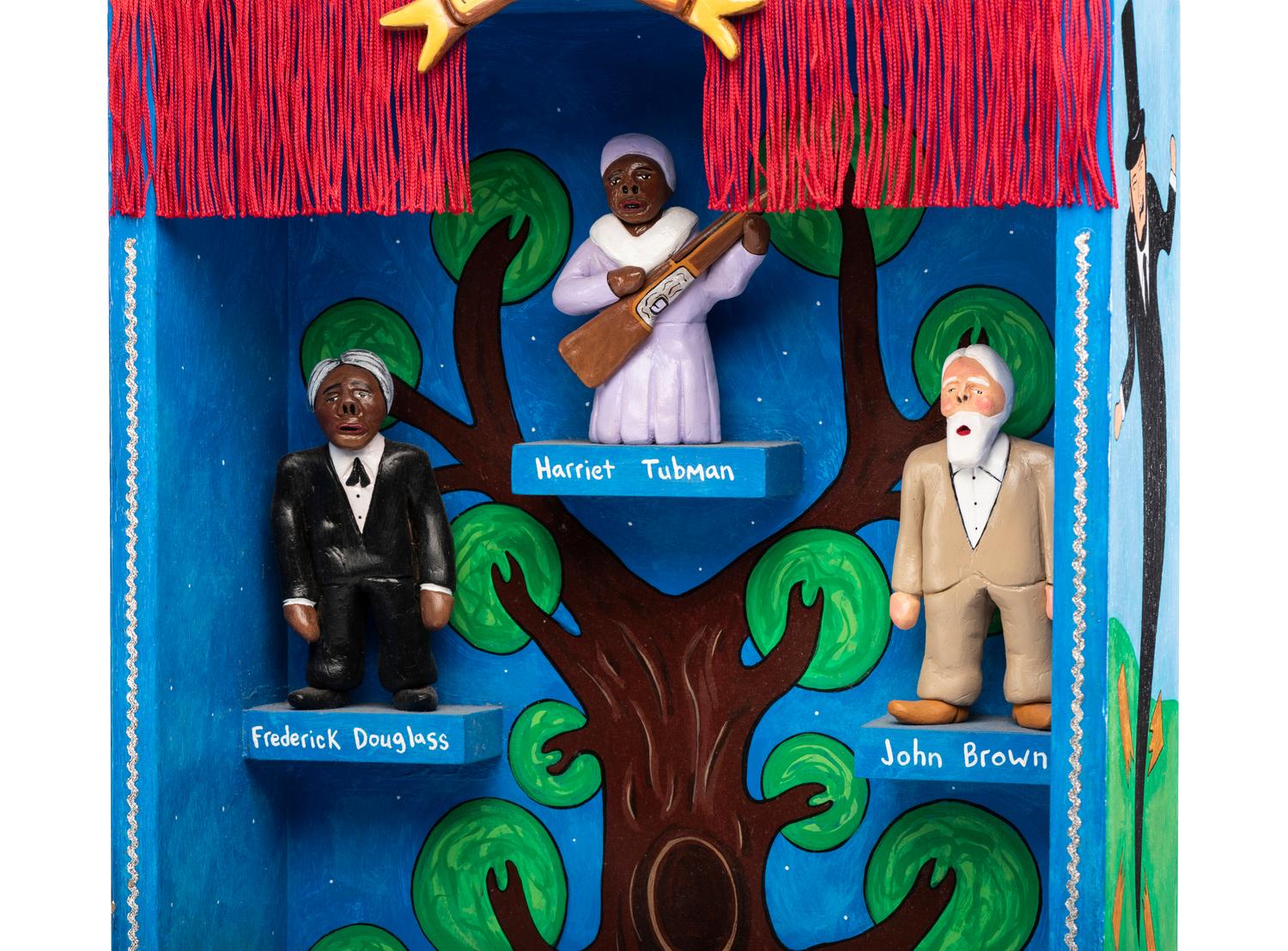 A Folk Art Diorama of the Abolition of Slavery by Steve White