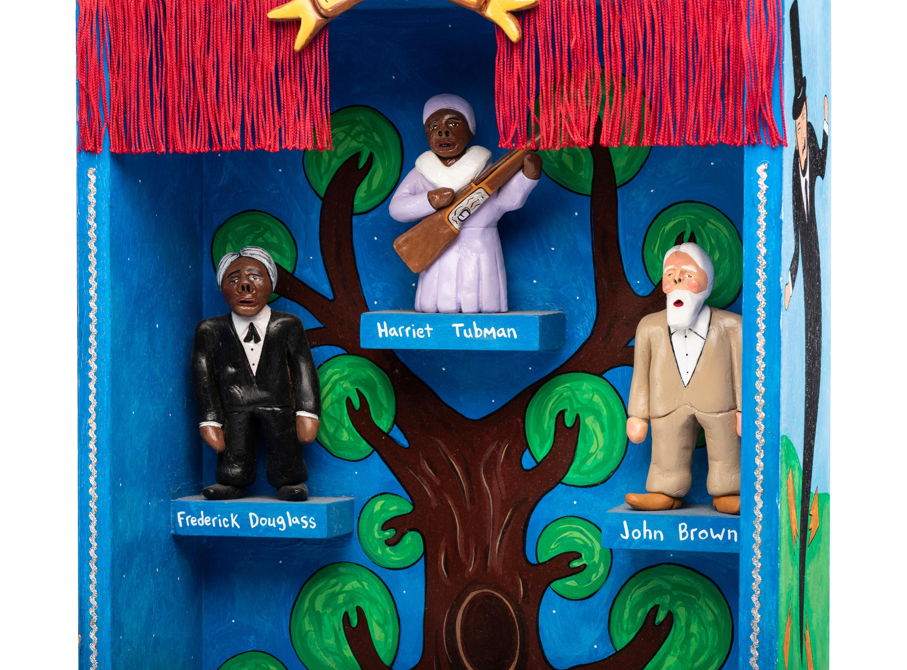 A Folk Art Diorama of the Abolition of Slavery by Steve White