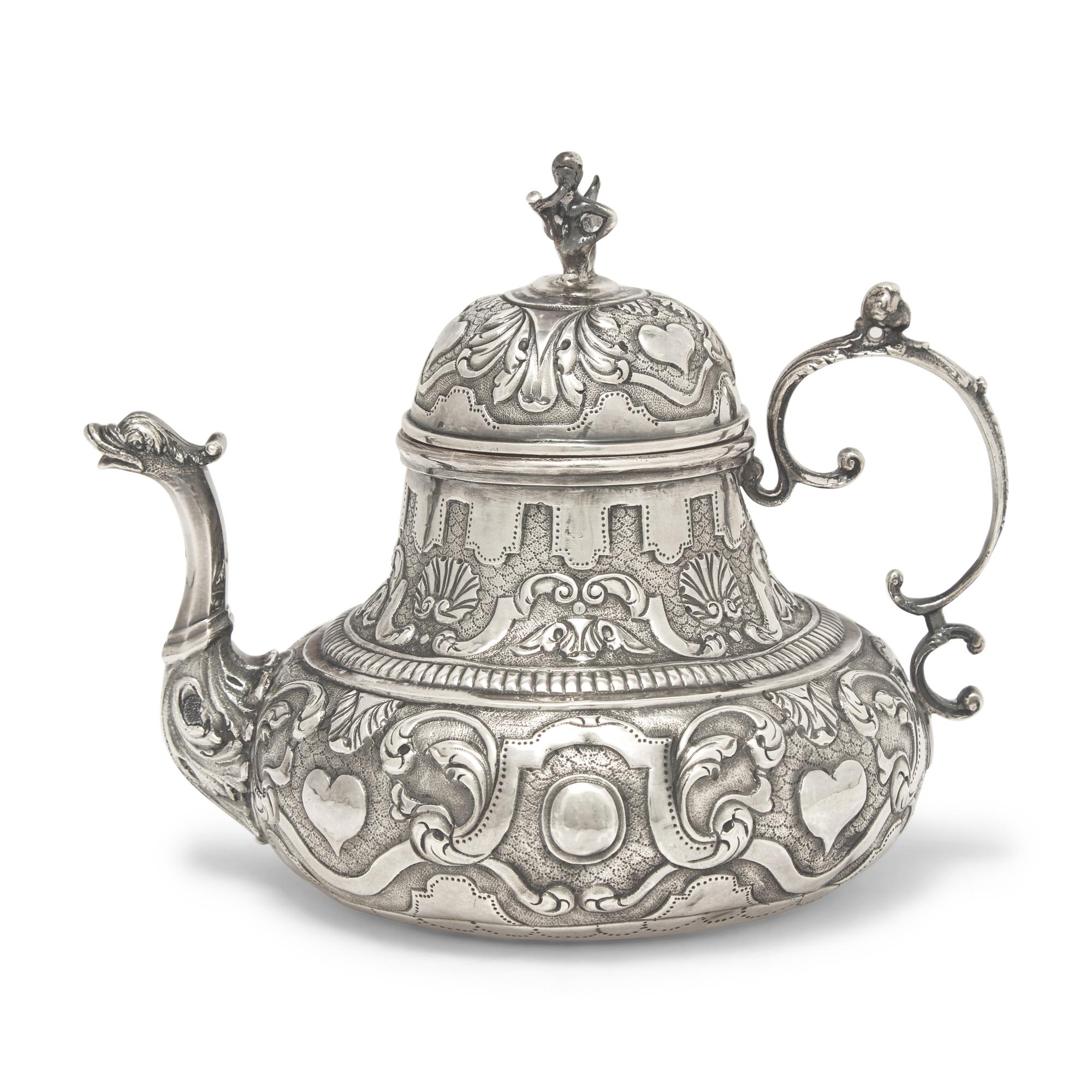 A Dutch Silver Teapot