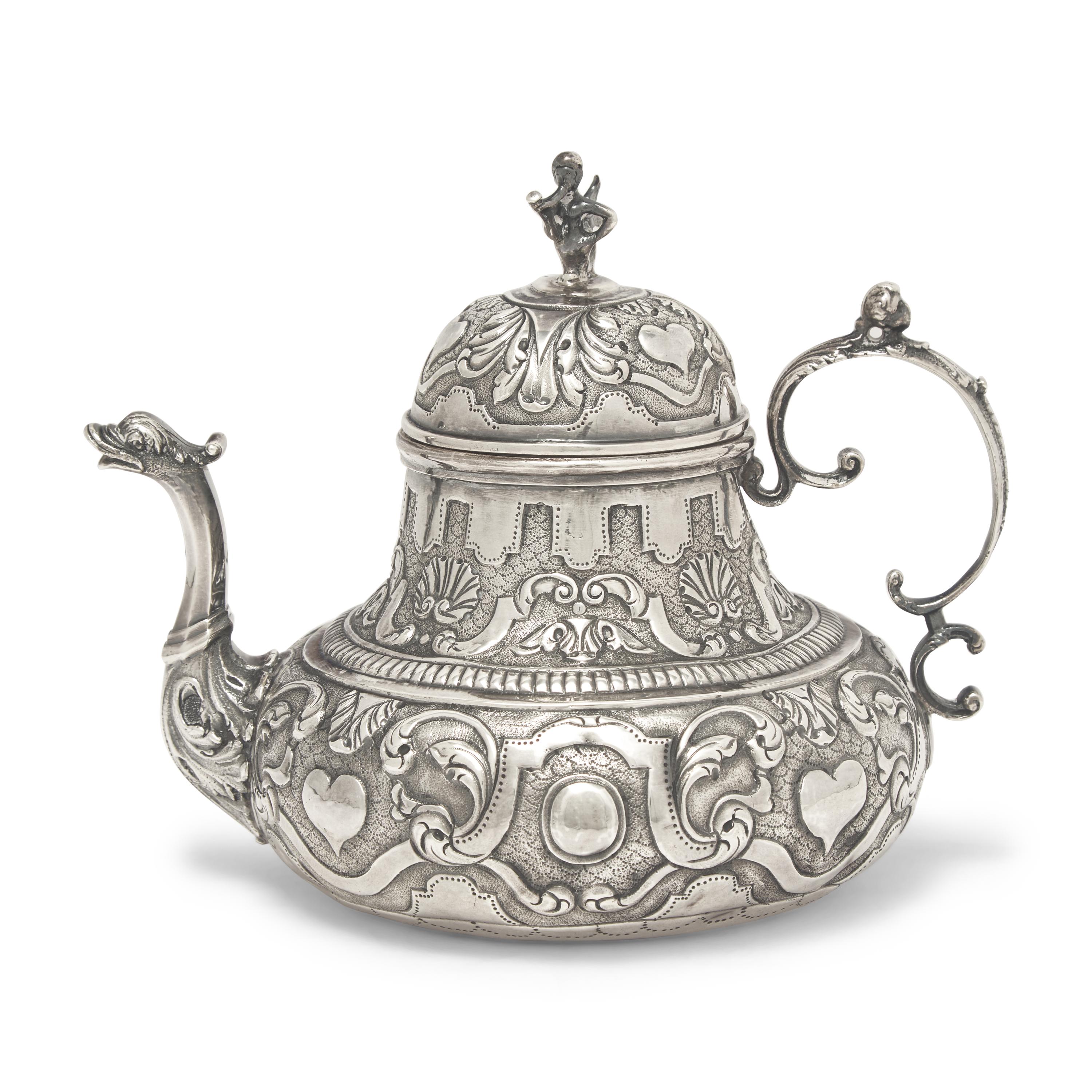 A Dutch Silver Teapot