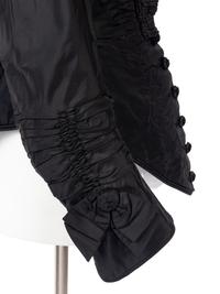 Two Silk Taffeta Evening Bodices, 1880s
