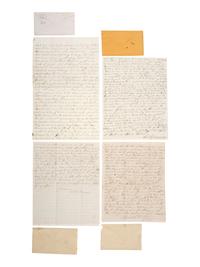 [CIVIL WAR]. A group of letters from Brevet General Clark S. Edwards, 5th Maine Infantry.