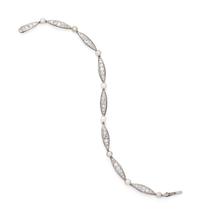ANTIQUE, DIAMOND AND PEARL BRACELET