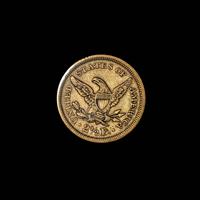 A United States 1852 Liberty Head $2.50 Coin